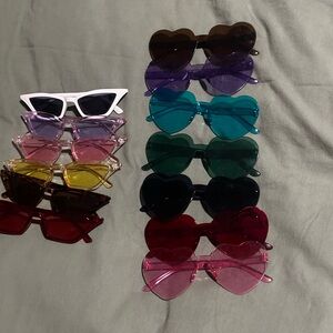 Bundle of 13 Costume Sunglasses
